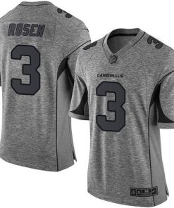 Nike Arizona Cardinals #3 Josh Rosen Gray Men's Stitched NFL Limited Gridiron Gray Jersey Men's