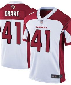 Nike Arizona Cardinals #41 Kenyan Drake White Men's Stitched NFL Vapor Untouchable Limited Jersey Men's