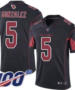 Nike Arizona Cardinals #5 Zane Gonzalez Black Men's Stitched NFL Limited Rush 100th Season Jersey Men's