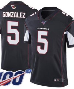 Nike Arizona Cardinals #5 Zane Gonzalez Black Alternate Men's Stitched NFL 100th Season Vapor Limited Jersey Men's