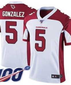 Nike Arizona Cardinals #5 Zane Gonzalez White Men's Stitched NFL 100th Season Vapor Limited Jersey Men's