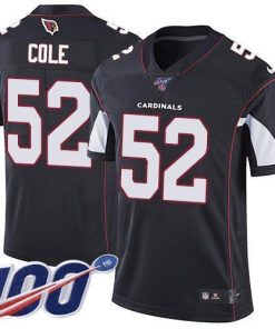 Nike Arizona Cardinals #52 Mason Cole Black Alternate Men's Stitched NFL 100th Season Vapor Limited Jersey Men's