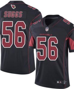 Nike Arizona Cardinals #56 Terrell Suggs Black Men's Stitched NFL Limited Rush Jersey Men's