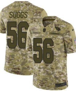 Nike Arizona Cardinals #56 Terrell Suggs Camo Men's Stitched NFL Limited 2018 Salute To Service Jersey Men's