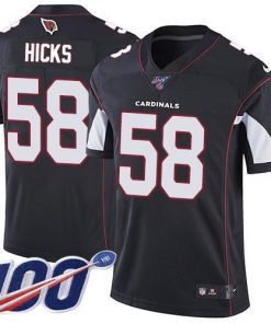 Nike Arizona Cardinals #58 Jordan Hicks Black Alternate Men's Stitched NFL 100th Season Vapor Limited Jersey Men's