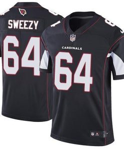 Nike Arizona Cardinals #64 J.R. Sweezy Black Alternate Men's Stitched NFL Vapor Untouchable Limited Jersey Men's