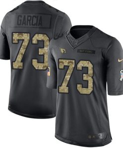Nike Arizona Cardinals #73 Max Garcia Black Men's Stitched NFL Limited 2016 Salute to Service Jersey Men's