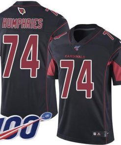 Nike Arizona Cardinals #74 D.J. Humphries Black Men's Stitched NFL Limited Rush 100th Season Jersey Men's