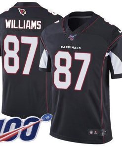 Nike Arizona Cardinals #87 Maxx Williams Black Alternate Men's Stitched NFL 100th Season Vapor Limited Jersey Men's