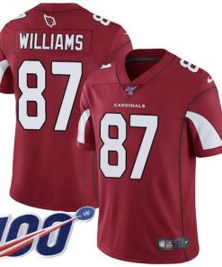 Nike Arizona Cardinals #87 Maxx Williams Red Team Color Men's Stitched NFL 100th Season Vapor Limited Jersey Men's