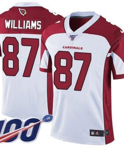 Nike Arizona Cardinals #87 Maxx Williams White Men's Stitched NFL 100th Season Vapor Limited Jersey Men's