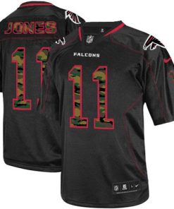 Nike Atlanta Falcons #11 Julio Jones Black Men's Stitched NFL Elite Camo Fashion Jersey Men's