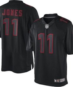 Nike Atlanta Falcons #11 Julio Jones Black Men's Stitched NFL Impact Limited Jersey Men's