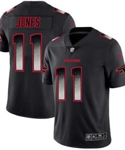 Nike Atlanta Falcons #11 Julio Jones Black Men's Stitched NFL Vapor Untouchable Limited Smoke Fashion Jersey Men's