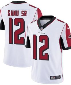 Nike Atlanta Falcons #12 Mohamed Sanu Sr White Men's Stitched NFL Vapor Untouchable Limited Jersey Men's