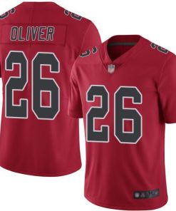 Nike Atlanta Falcons #20 Isaiah Oliver Red Men's Stitched NFL Limited Rush Jersey Men's