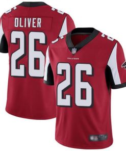 Nike Atlanta Falcons #20 Isaiah Oliver Red Team Color Men's Stitched NFL Vapor Untouchable Limited Jersey Men's