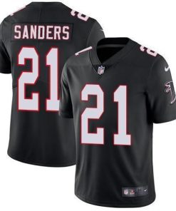 Nike Atlanta Falcons #21 Deion Sanders Black Alternate Men's Stitched NFL Vapor Untouchable Limited Jersey Men's