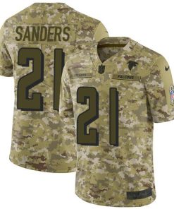 Nike Atlanta Falcons #21 Deion Sanders Camo Men's Stitched NFL Limited 2018 Salute To Service Jersey Men's