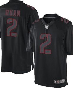 Nike Atlanta Falcons #2 Matt Ryan Black Men's Stitched NFL Impact Limited Jersey Men's