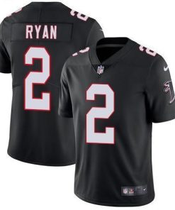 Nike Atlanta Falcons #2 Matt Ryan Black Alternate Men's Stitched NFL Vapor Untouchable Limited Jersey Men's