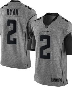 Nike Atlanta Falcons #2 Matt Ryan Gray Men's Stitched NFL Limited Gridiron Gray Jersey Men's