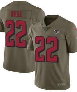 Nike Atlanta Falcons #22 Keanu Neal Olive Men's Stitched NFL Limited 2017 Salute To Service Jersey Men's