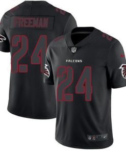 Nike Atlanta Falcons #24 Devonta Freeman Black Men's Stitched NFL Limited Rush Impact Jersey Men's
