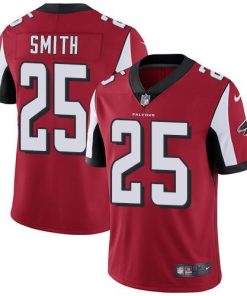 Nike Atlanta Falcons #25 Ito Smith Red Team Color Men's Stitched NFL Vapor Untouchable Limited Jersey Men's