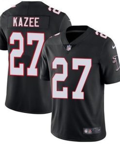 Nike Atlanta Falcons #27 Damontae Kazee Black Alternate Men's Stitched NFL Vapor Untouchable Limited Jersey Men's