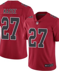 Nike Atlanta Falcons #27 Damontae Kazee Red Men's Stitched NFL Limited Rush Jersey Men's