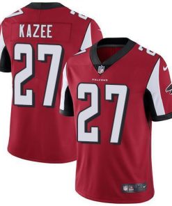 Nike Atlanta Falcons #27 Damontae Kazee Red Team Color Men's Stitched NFL Vapor Untouchable Limited Jersey Men's