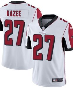 Nike Atlanta Falcons #27 Damontae Kazee White Men's Stitched NFL Vapor Untouchable Limited Jersey Men's