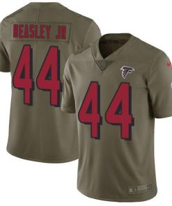 Nike Atlanta Falcons #44 Vic Beasley Jr Olive Men's Stitched NFL Limited 2017 Salute To Service Jersey Men's