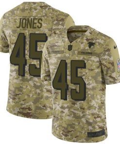 Nike Atlanta Falcons #45 Deion Jones Camo Men's Stitched NFL Limited 2018 Salute To Service Jersey Men's