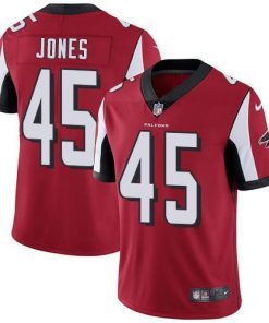 Nike Atlanta Falcons #45 Deion Jones Red Team Color Men's Stitched NFL Vapor Untouchable Limited Jersey Men's