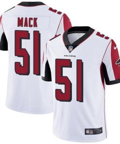 Nike Atlanta Falcons #51 Alex Mack White Men's Stitched NFL Vapor Untouchable Limited Jersey Men's