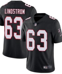 Nike Atlanta Falcons #63 Chris Lindstrom Black Alternate Men's Stitched NFL Vapor Untouchable Limited Jersey Men's