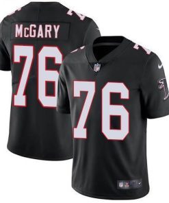 Nike Atlanta Falcons #76 Kaleb McGary Black Alternate Men's Stitched NFL Vapor Untouchable Limited Jersey Men's