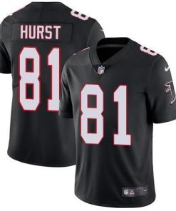 Nike Atlanta Falcons #81 Hayden Hurst Black Alternate Men's Stitched NFL Vapor Untouchable Limited Jersey Men's