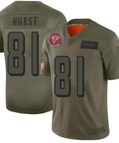 Nike Atlanta Falcons #81 Hayden Hurst Camo Men's Stitched NFL Limited 2019 Salute To Service Jersey Men's