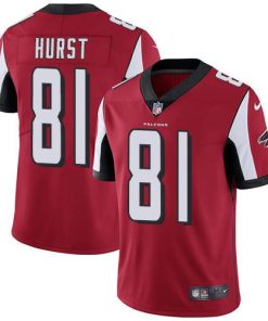 Nike Atlanta Falcons #81 Hayden Hurst Red Team Color Men's Stitched NFL Vapor Untouchable Limited Jersey Men's