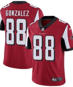 Nike Atlanta Falcons #88 Tony Gonzalez Red Team Color Men's Stitched NFL Vapor Untouchable Limited Jersey Men's