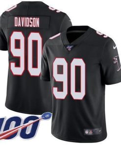 Nike Atlanta Falcons #90 Marlon Davidson Black Alternate Men's Stitched NFL 100th Season Vapor Untouchable Limited Jersey Men's