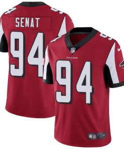Nike Atlanta Falcons #94 Deadrin Senat Red Team Color Men's Stitched NFL Vapor Untouchable Limited Jersey Men's