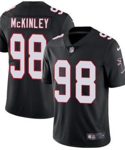 Nike Atlanta Falcons #98 Takkarist McKinley Black Alternate Men's Stitched NFL Vapor Untouchable Limited Jersey Men's