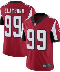 Nike Atlanta Falcons #99 Adrian Clayborn Red Team Color Men's Stitched NFL Vapor Untouchable Limited Jersey Men's