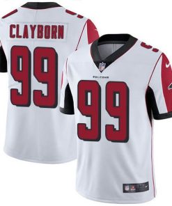Nike Atlanta Falcons #99 Adrian Clayborn White Men's Stitched NFL Vapor Untouchable Limited Jersey Men's