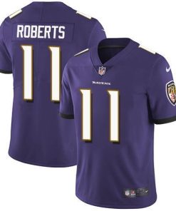 Nike Baltimore Ravens #11 Seth Roberts Purple Team Color Men's Stitched NFL Vapor Untouchable Limited Jersey Men's