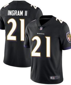 Nike Baltimore Ravens #21 Mark Ingram II Black Alternate Men's Stitched NFL Vapor Untouchable Limited Jersey Men's
